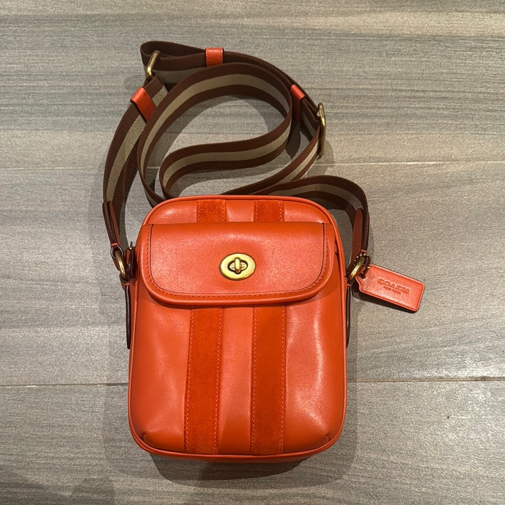 Coach Orange Crossbody Bag